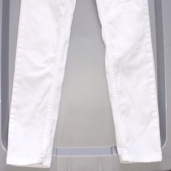 Beautees Girls Distressed White Pants Size 12 - Picture 10 of 11